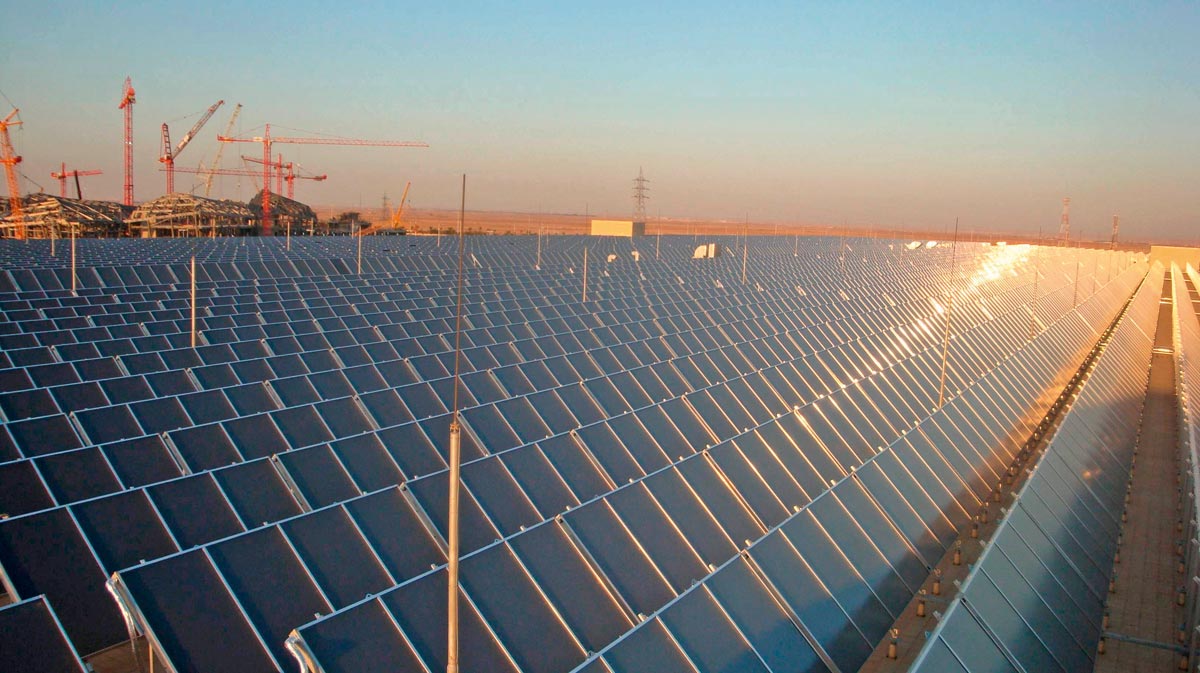 36,300 m2 PV facility in Riad, Saudi Arabia, photo: Millennium Energy Industries