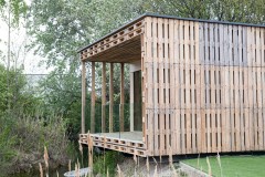 Pallet House, Blaue Lagune Vienna, Photo: palettenhaus.com