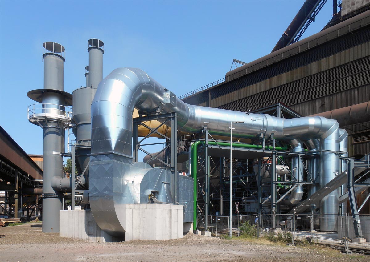 Dry slag granulation pilot facility at voestalpine blast furnace, photo: Primetals Technologies