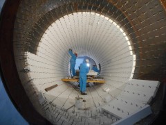 Refractory lining of the exhaust pipe, photo: voestalpine Stahl GmbH