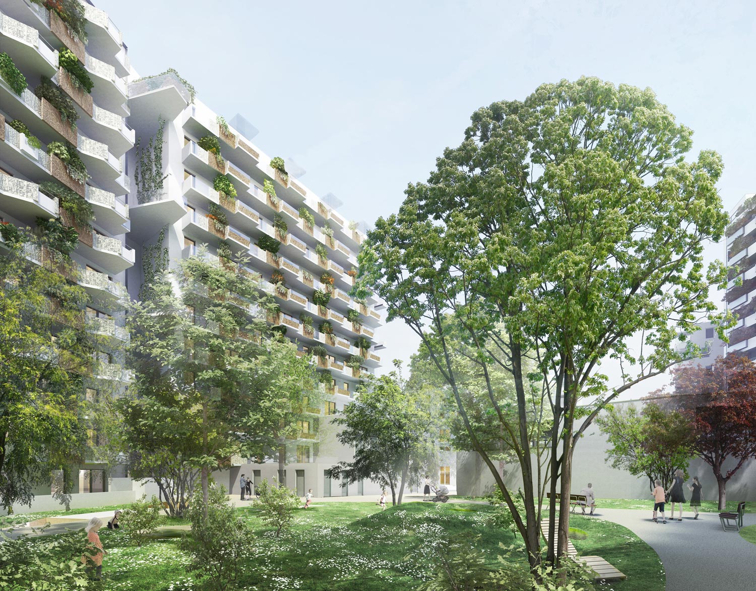 Biotope City, Architektur: RLP Rüdiger Lainer & Partner, Rendering: schreinerkastler