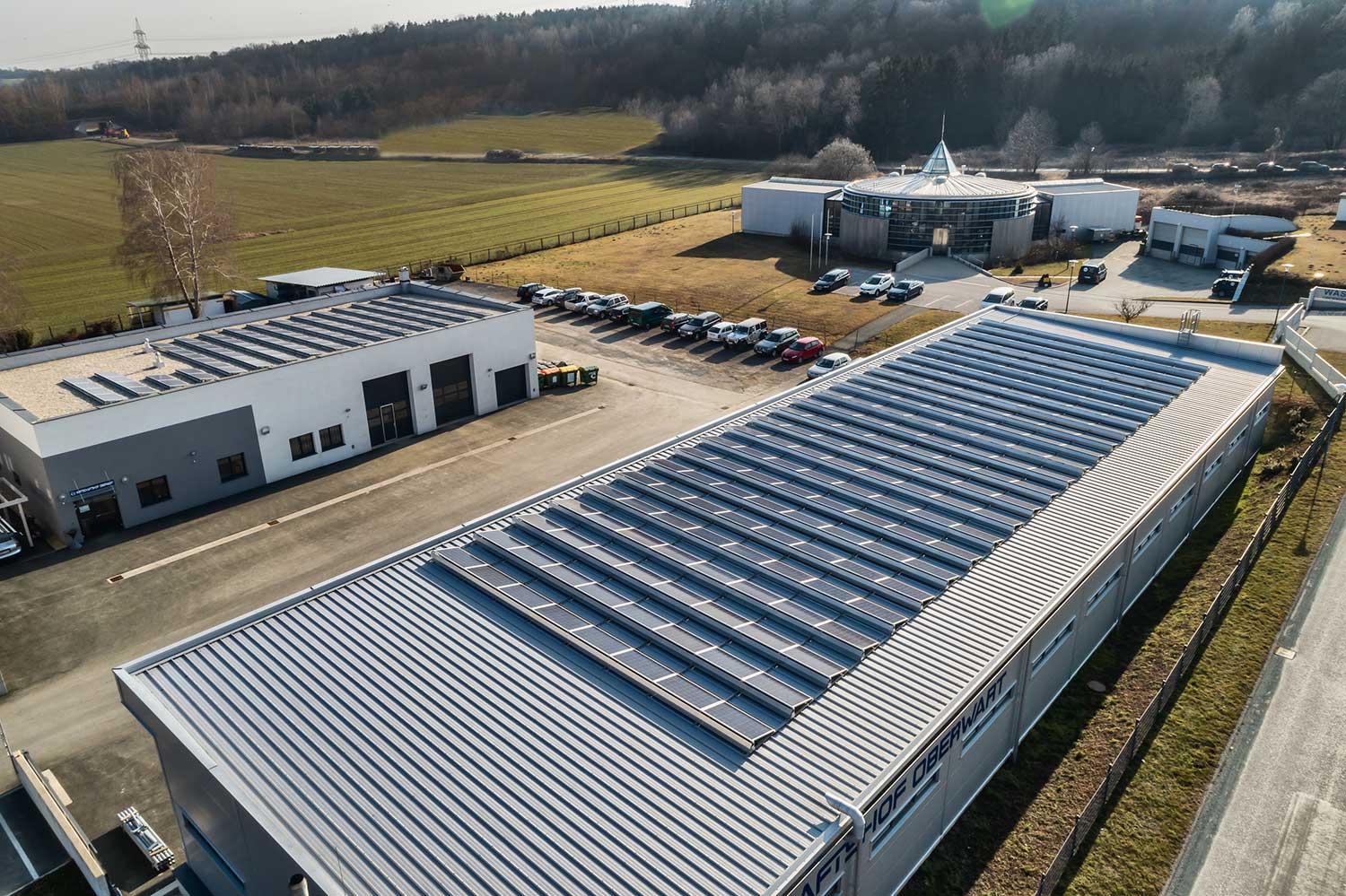 Photovoltaic facility and waterworks, photo: act4.energy