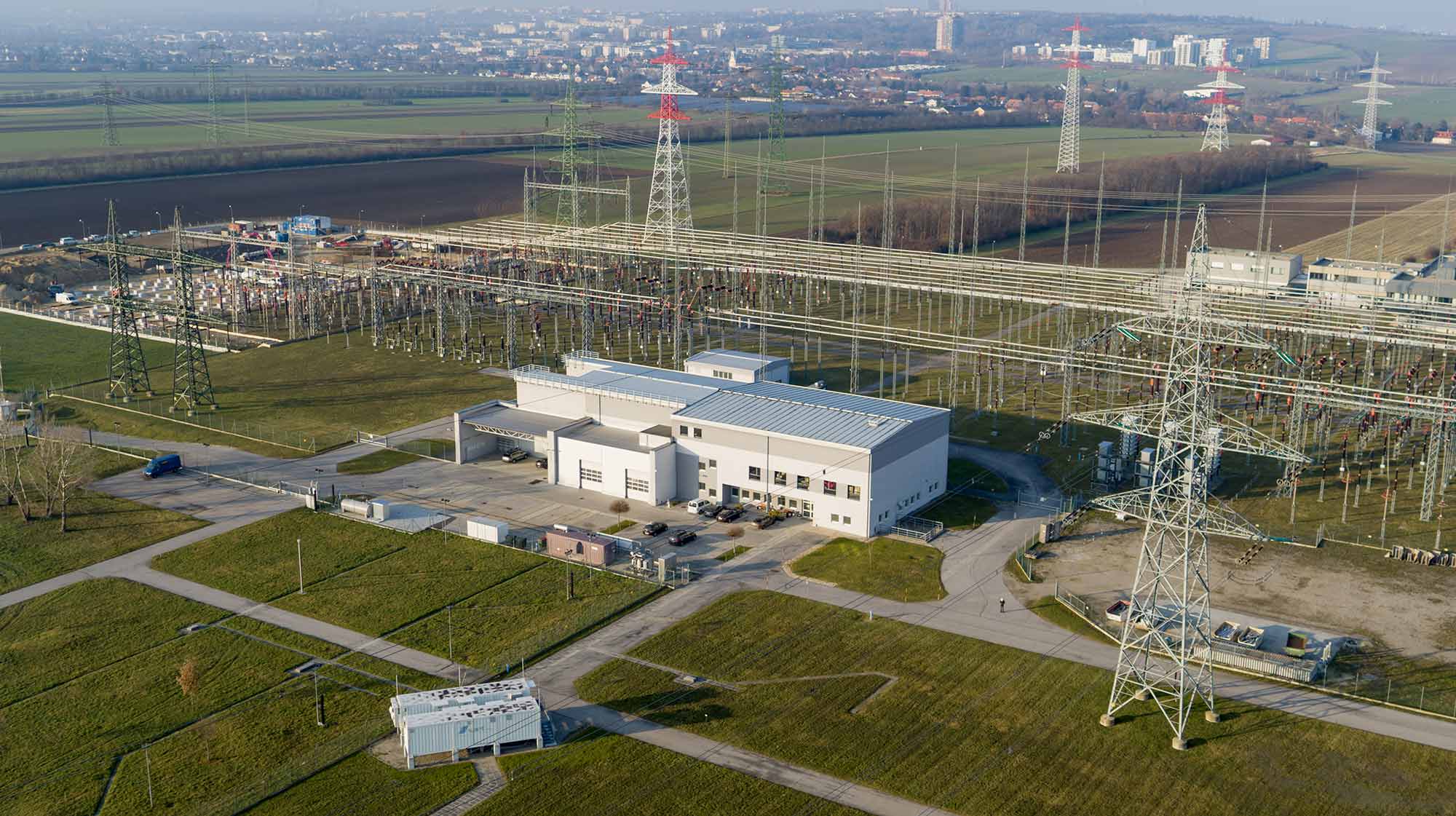 Vienna Southeast substation with ABS4TSO battery storage unit, Photo: APG/Rainer Wagenhofer