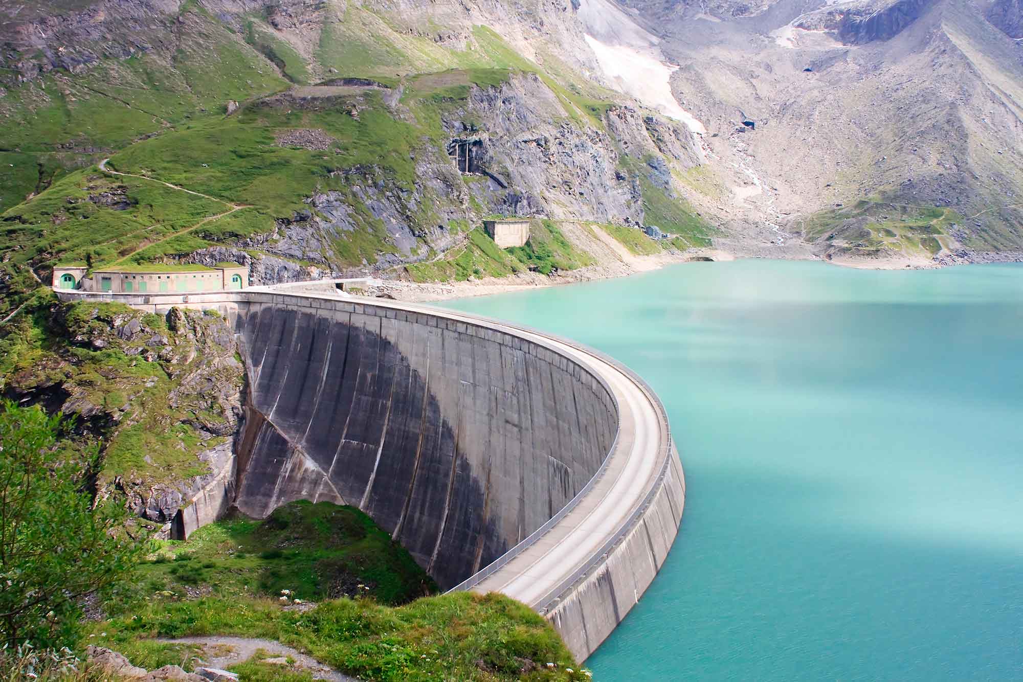 Reservoir in the Alps, photo: TU Wien