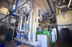 Industrial energy supply system of one of the project partners, photo: Climate and Energy Fund/Krobath