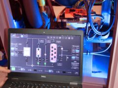 Using XAMControl to visualise the EDCS test setup, photo: Climate and Energy Fund/Krobath