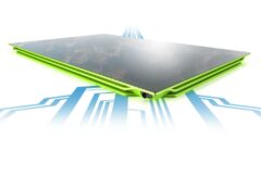 2 - First all-plastic collector (2010) – The Sunlumo “One World Collector” was developed as part of the Austrian SolPol project and was a contribution to IEA SHC Task 39 Polymetric Materials for Solar Thermal Applications. (Photo: SUNLUMO Technology GmbH)