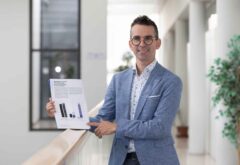 Aufbau des gesamtstädtischen THG-Monitorings durch Andreas Safron, Foto: Stadt Linz/Sandra Deimling