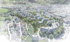 Skizze der Goethesiedlung