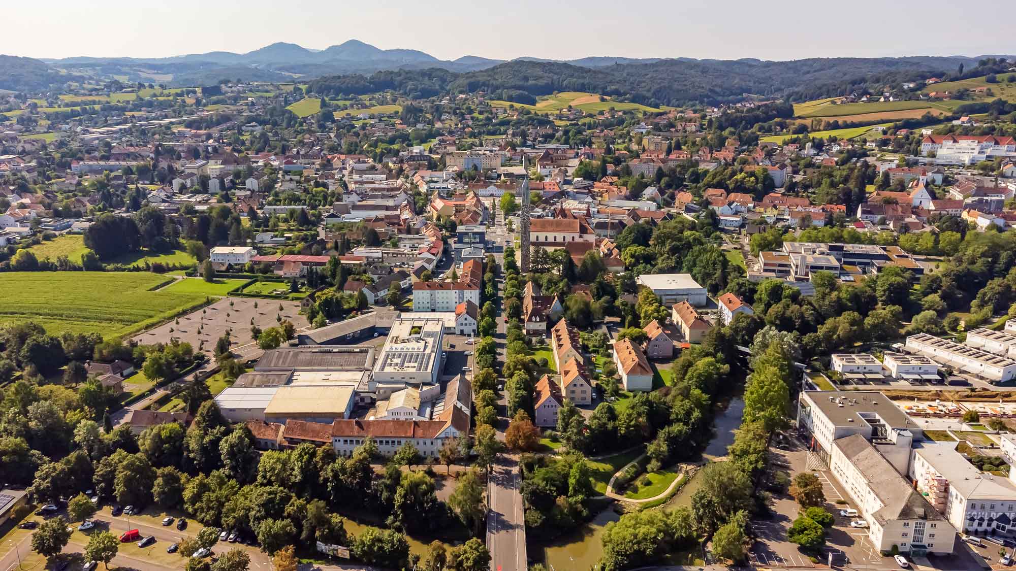 Luftbild von Feldbach